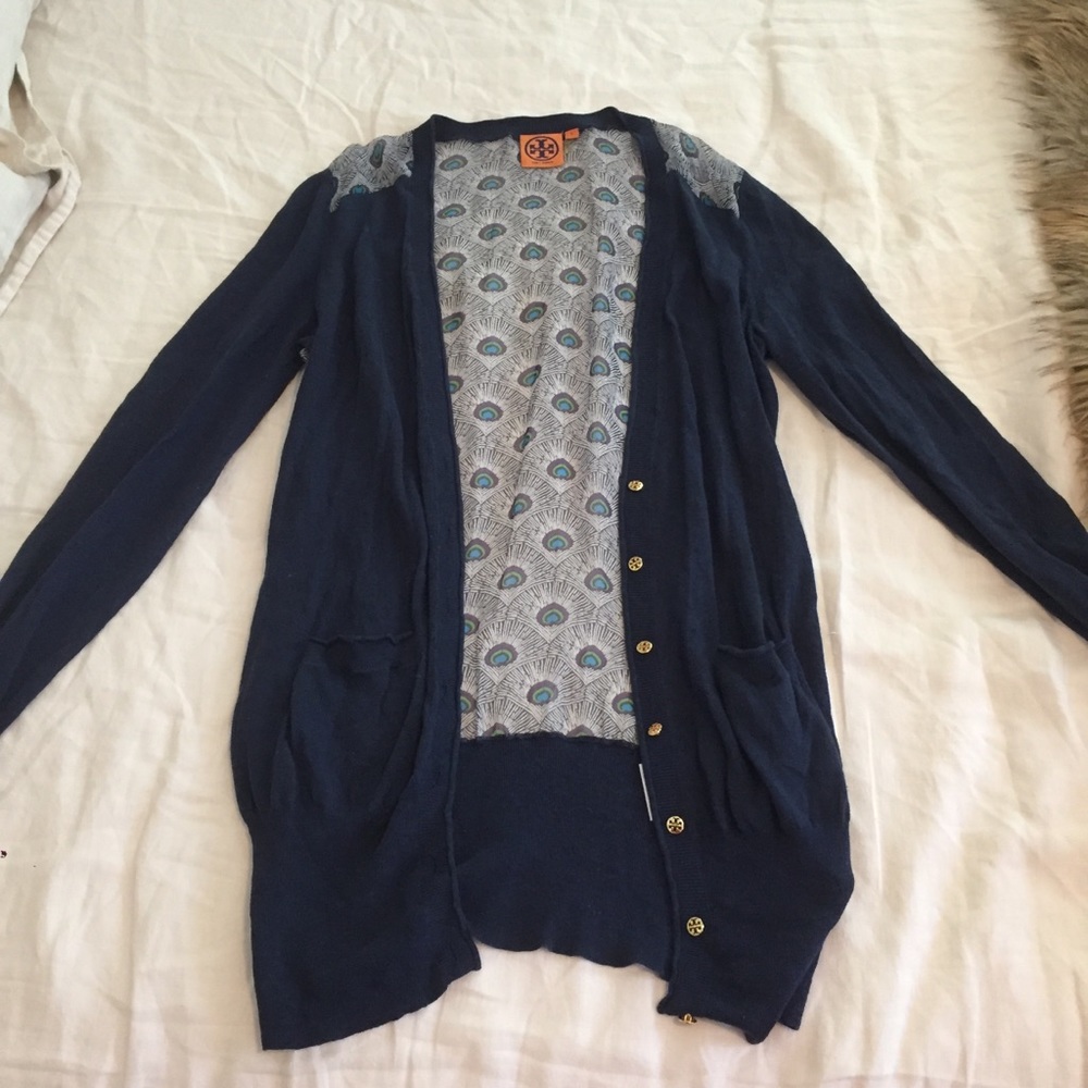 Tory Burch Sweater with See-Through Back